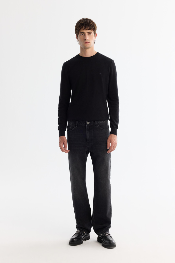 Antrasit Klasik Bel Eskitme Yıkama Elastan Jean Pantolon