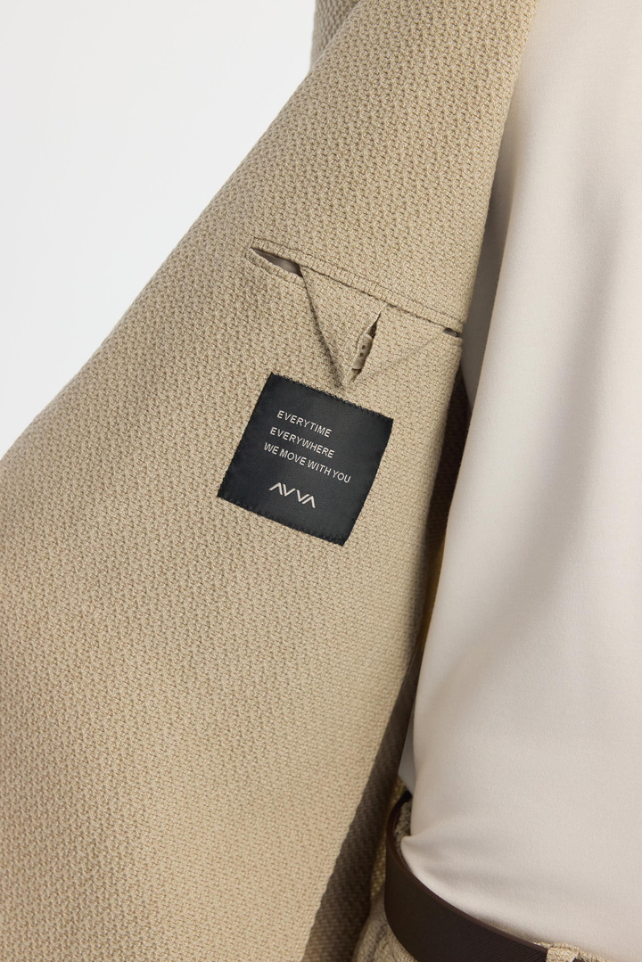 Beige Bi-Stretch Lightweight Jacket
