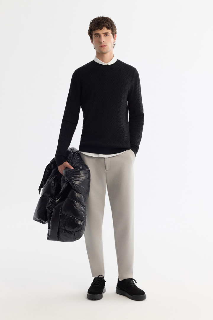 Black Crew Neck Jumper