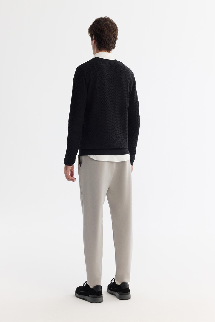 Black Crew Neck Jumper