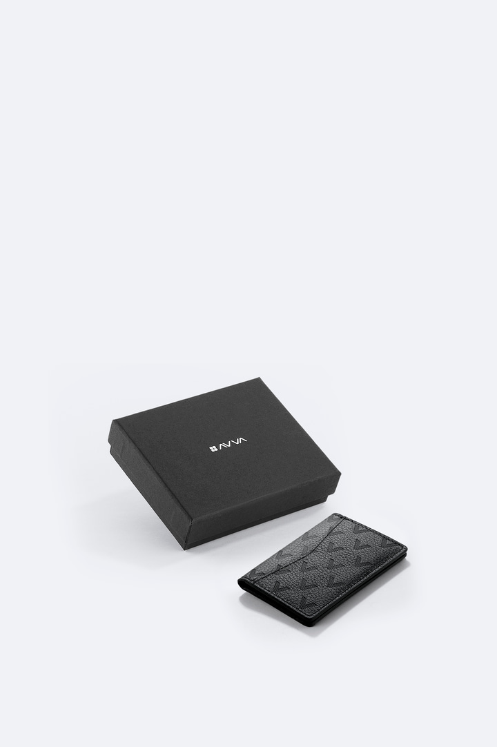 Siyah Hediye Kutulu %100 Deri Cüzdan