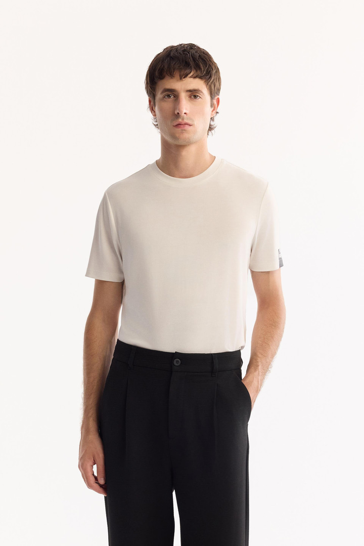 Black Classic Waist Bi-Stretch Easy-Iron Pants