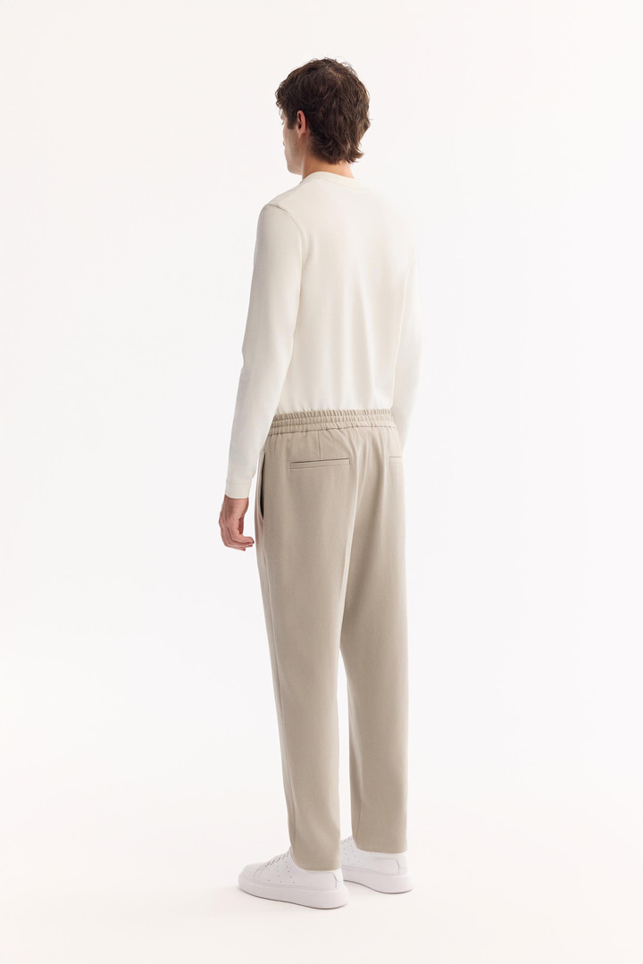 Taş Beli Lastikli Bağcıklı Kolay Ütülenen Jogger Pantolon