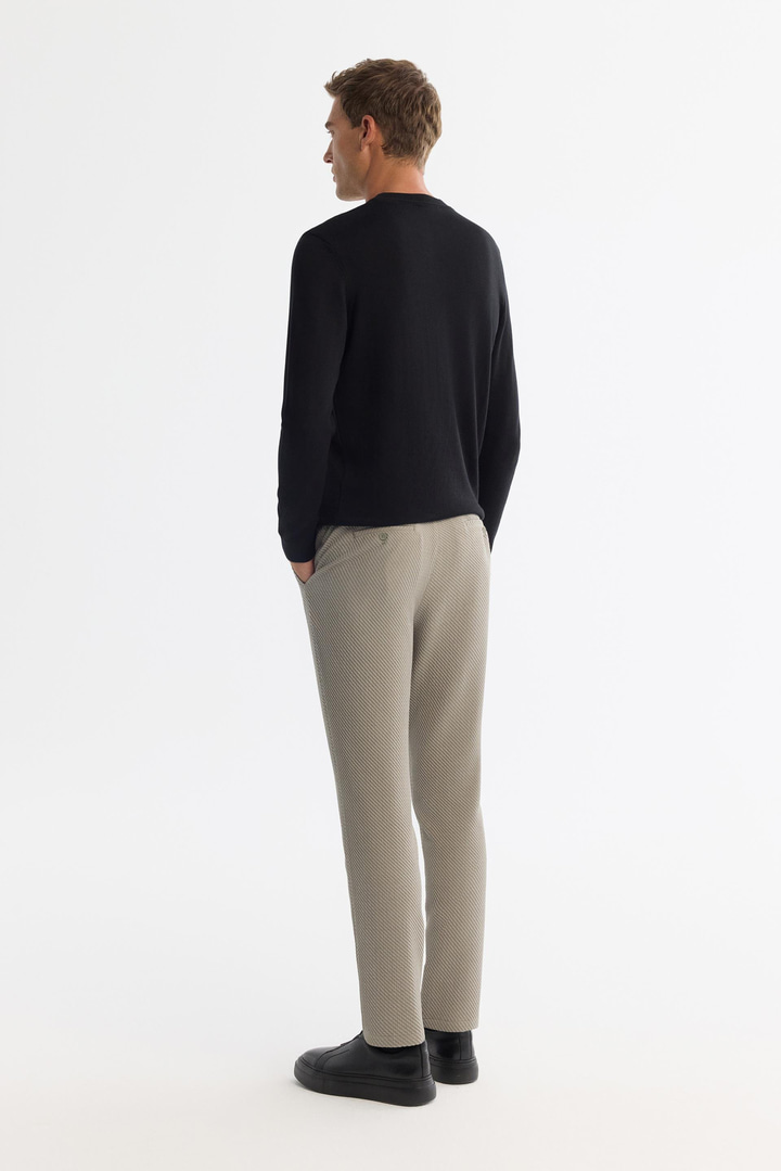 Vizon Yandan Cepli Bi-Stretch Pantolon