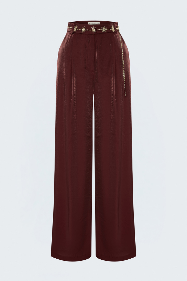 Aura Pantolon - Bordo