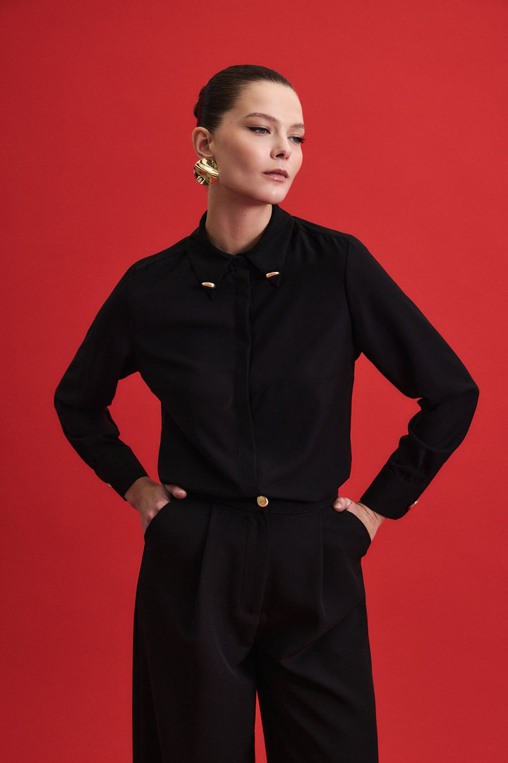 Lucy Gömlek - Siyah