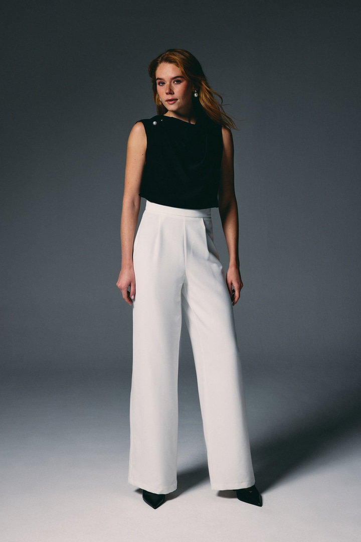 Palazzo Pantolon - Ekru