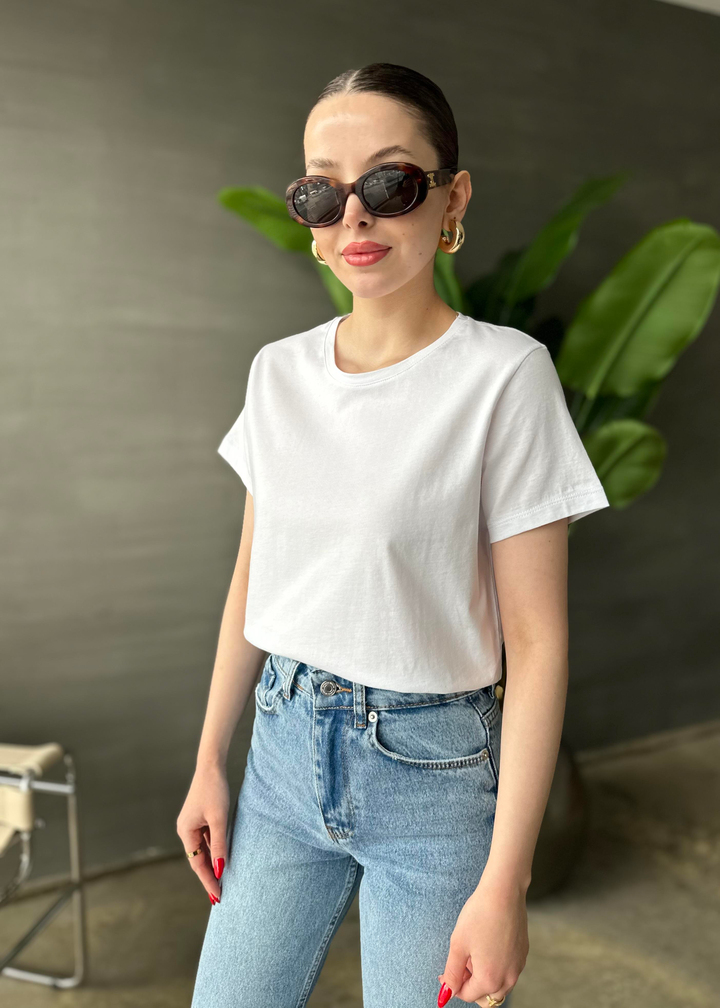 Basic Tshirt BEYAZ