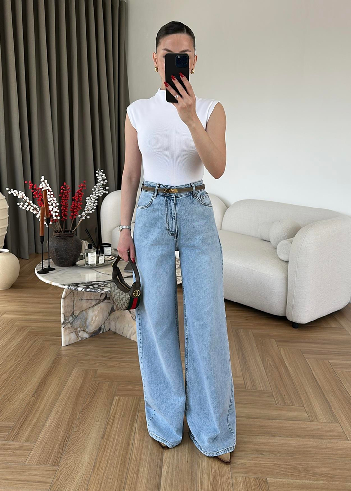 Bianca Palazzo Jean BUZ MAVİ