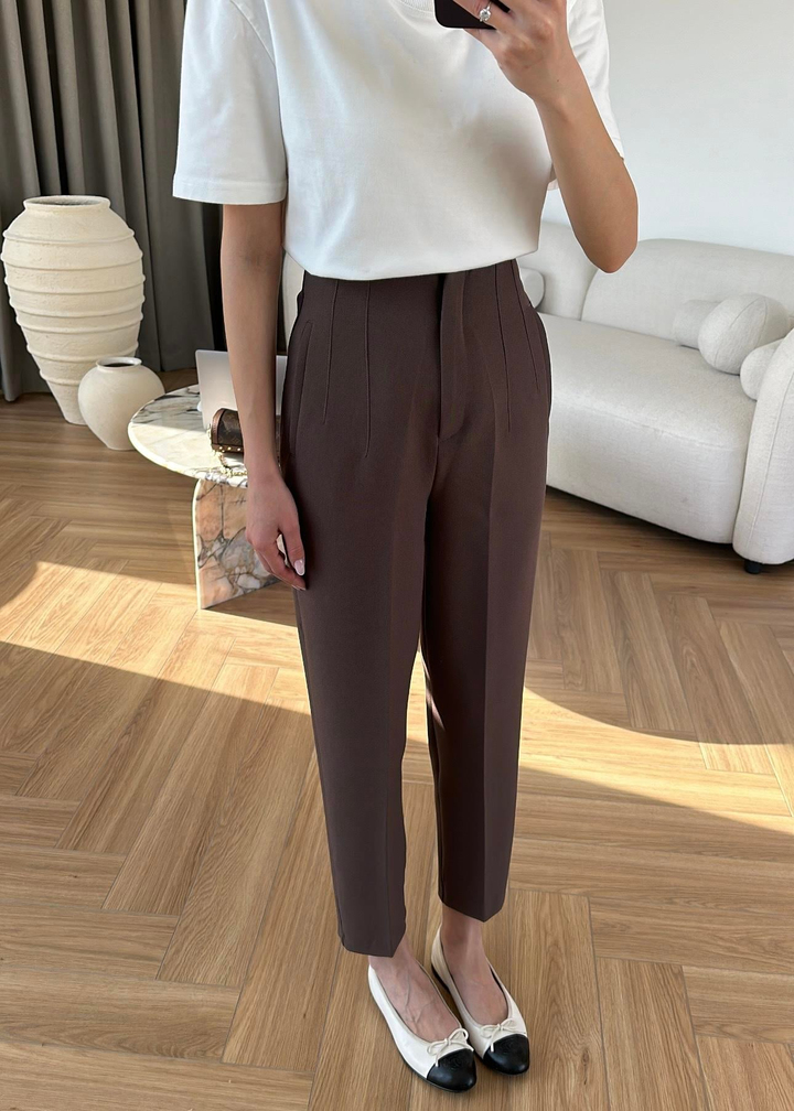 Flatolu Kalem Pantolon HAKİ