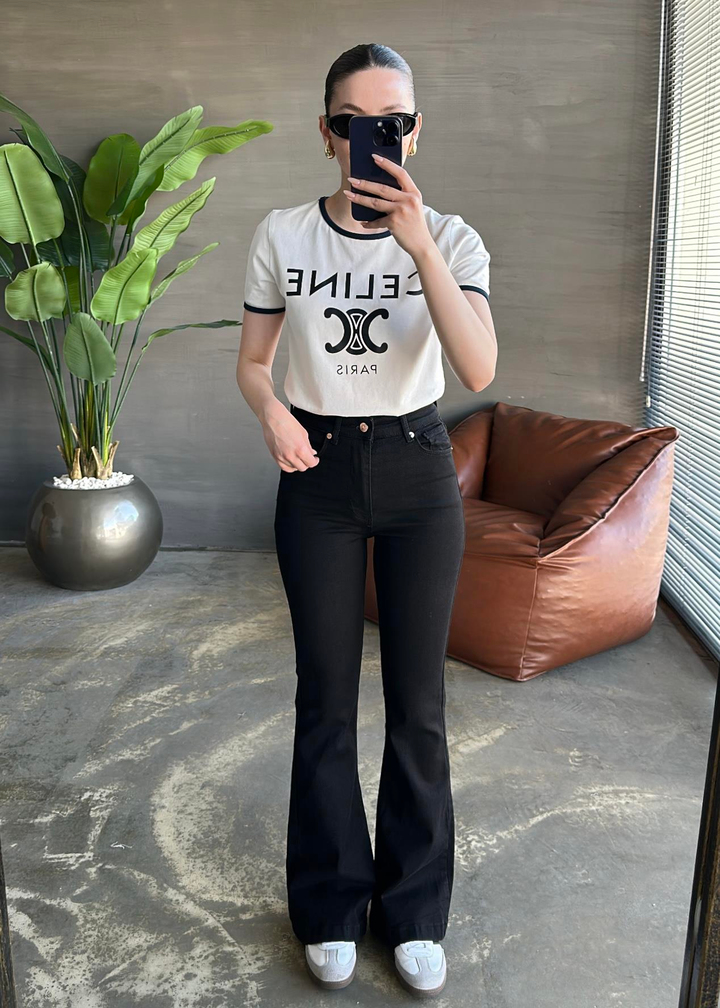 İspanyol Premium Jean SİYAH