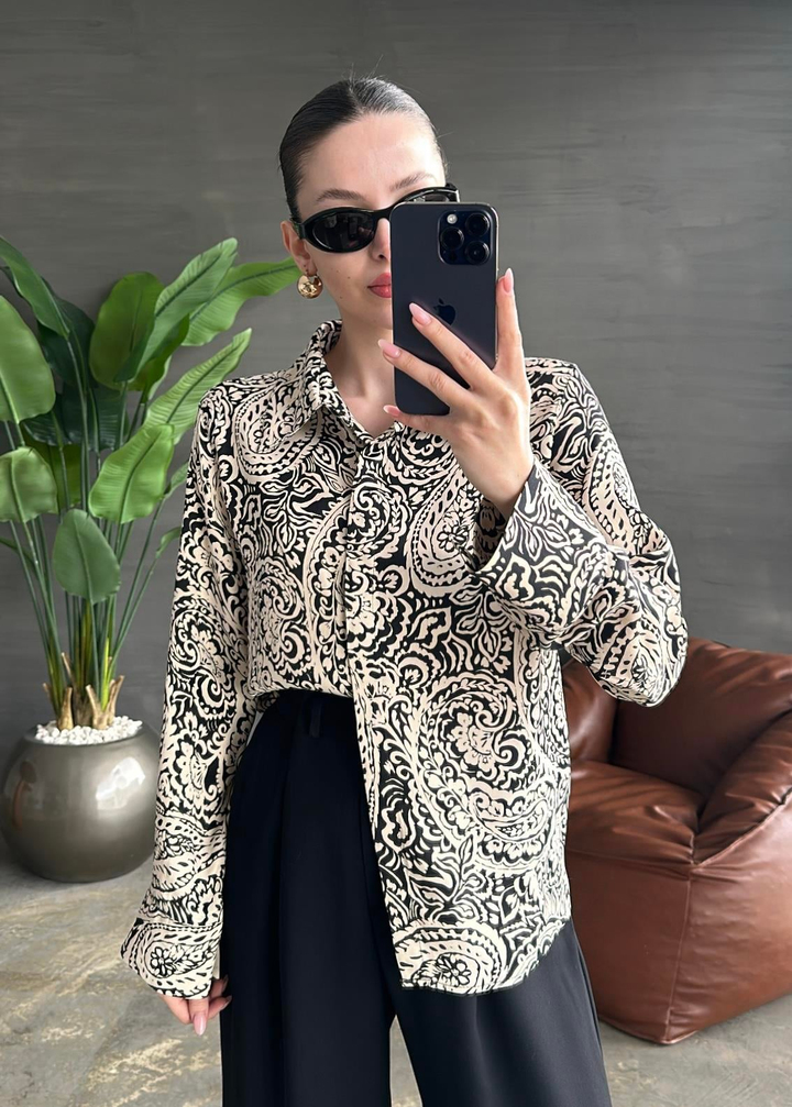 Javanez Batik Premium Gömlek RENKLİ