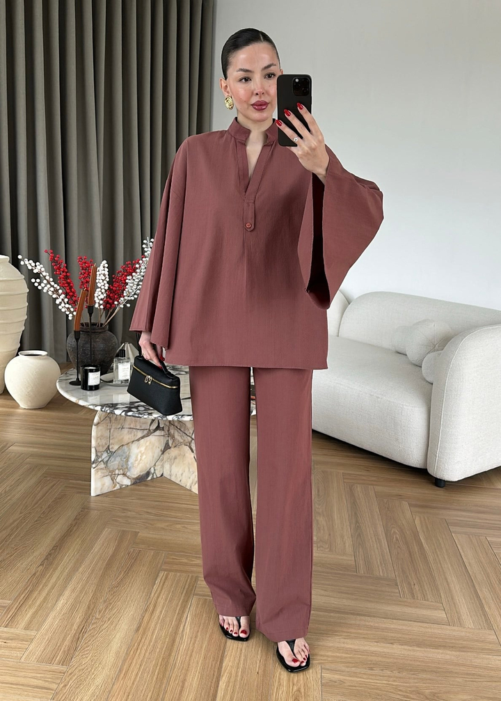 Kolları Volanlı Takım GÜL KURUSU