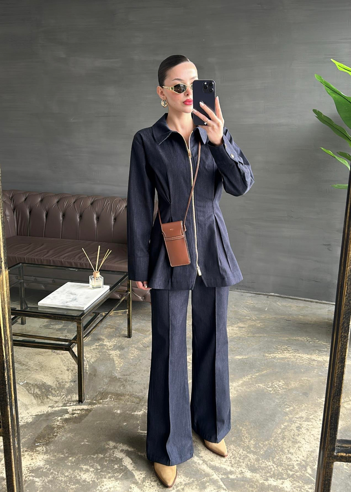 Pensli Denim Takım KOYU LACİVERT