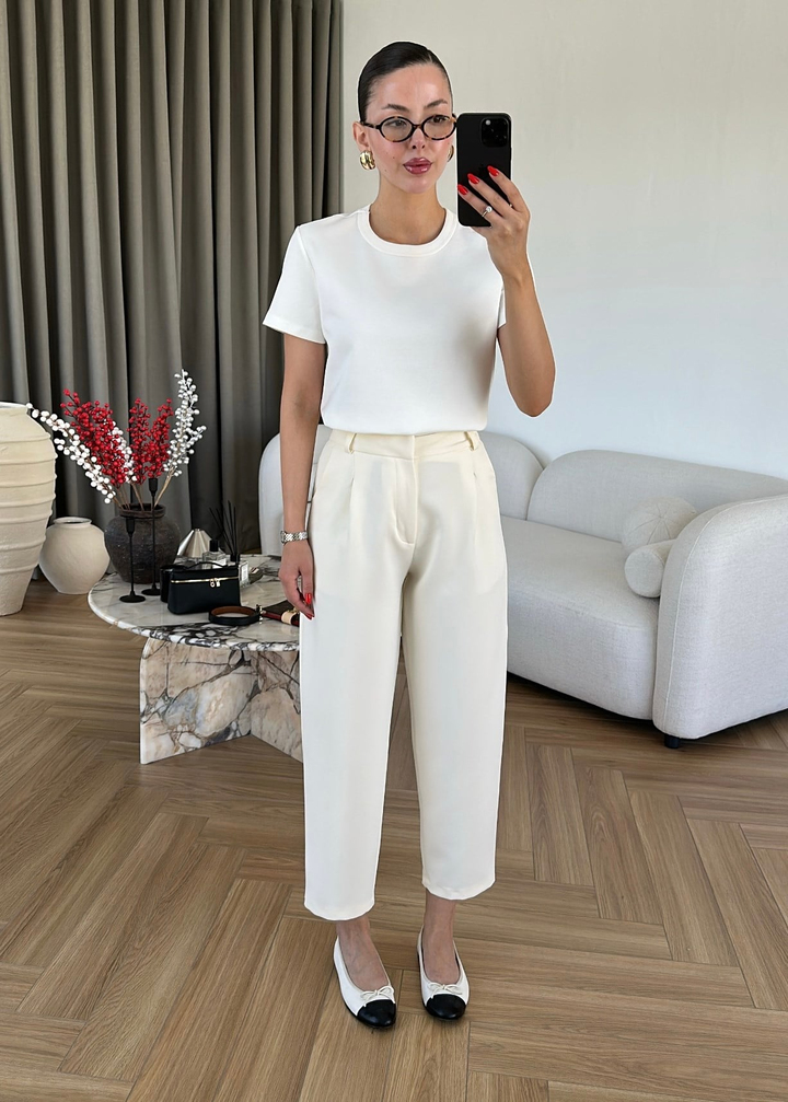 Sakura Premium Havuç Pantolon TAŞ
