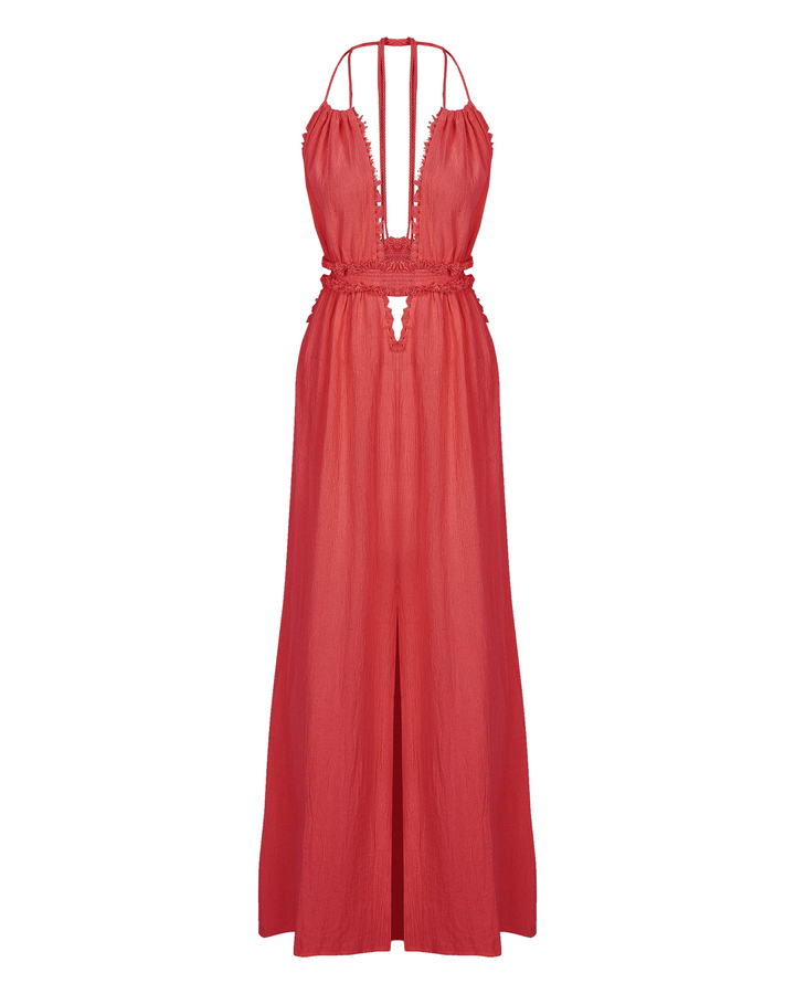 chinese dress ladies Anais Tiered Ruffle Maxi Dress