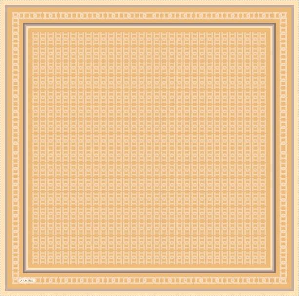 Armine Desenli Saf İpek Twill Eşarp 9301 38