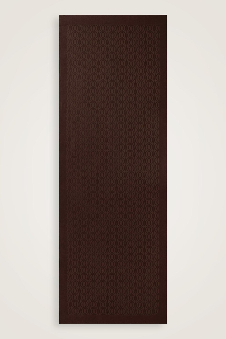 Bambunoor Kahve Naia Pamuk Şal 70x210