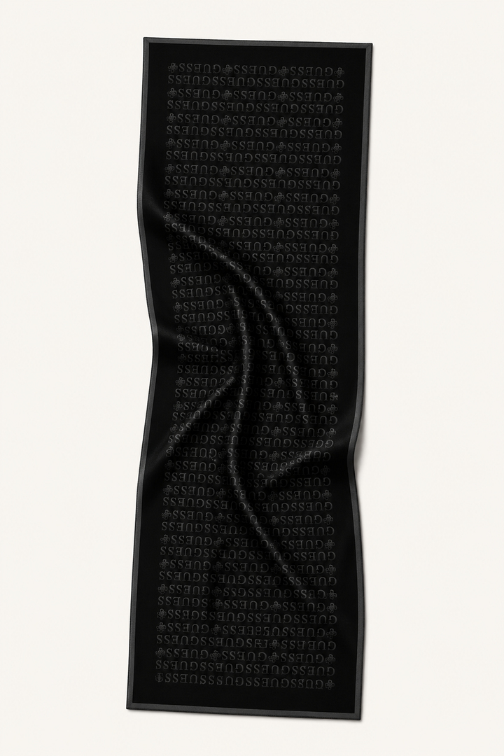 Guess Yazı Şal Pattern