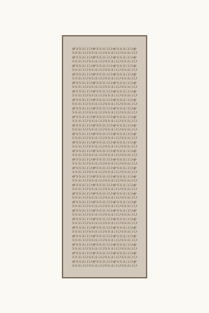 Guess Yazı Şal Pattern
