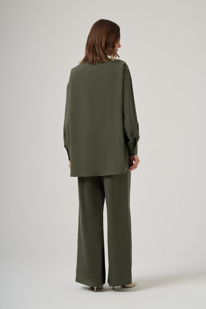 Nuss 1063 Basic Gömlek Takım – Yeşil