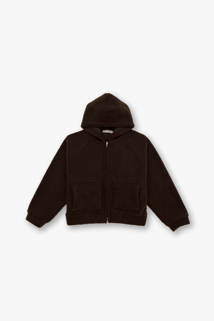 Everyday Icon Oversize Welsoft Sweatshirt Kadın Kahverengi