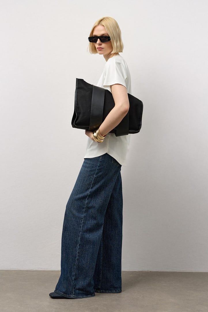 Beyaz Modal Basic T-Shirt
