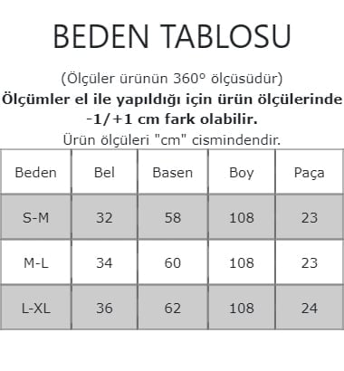 Flaw Atelier Ekose Kalın Kumaş Pijama Eşofman