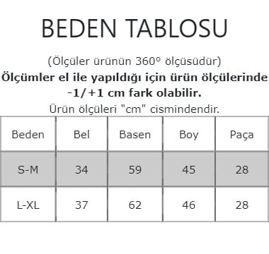 Flaw Atelier Nakışlı Outfit Şort