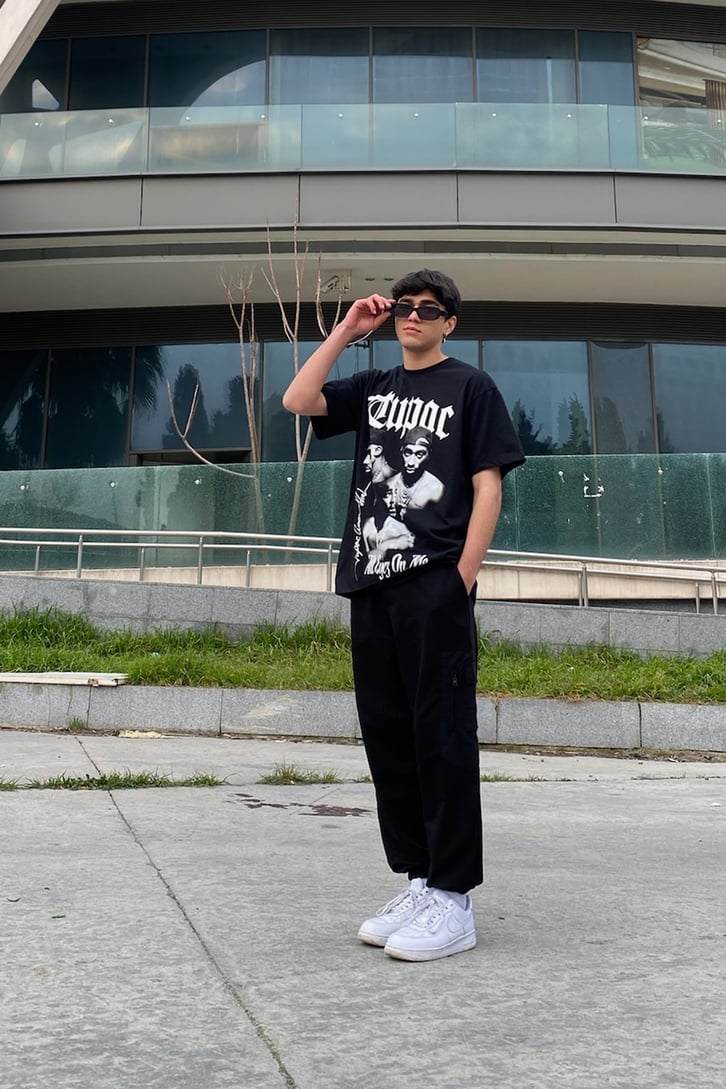 2pac Oversize Printed Tee