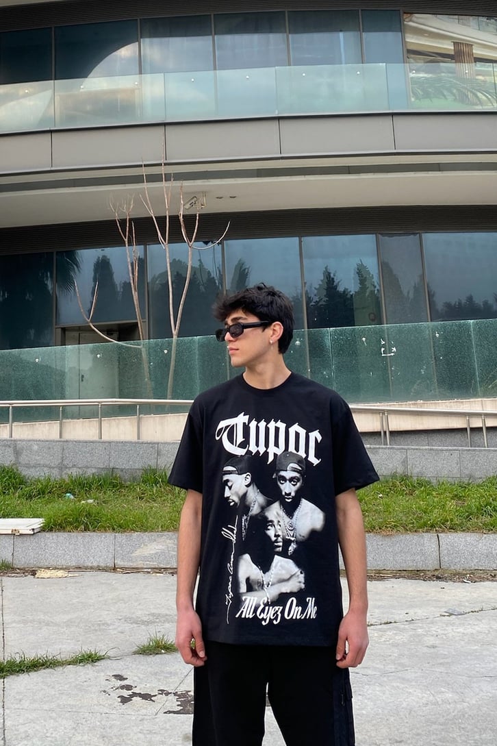 2pac Oversize Printed Tee