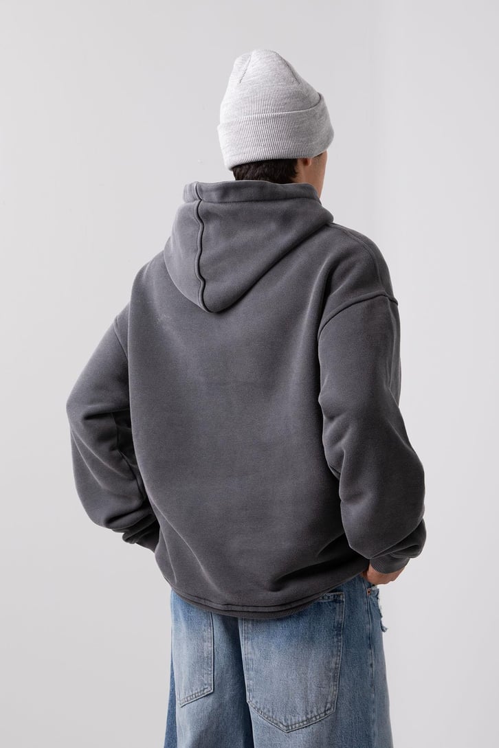 500 GSM Premium Basic Acid Wash Oversize Hoodie