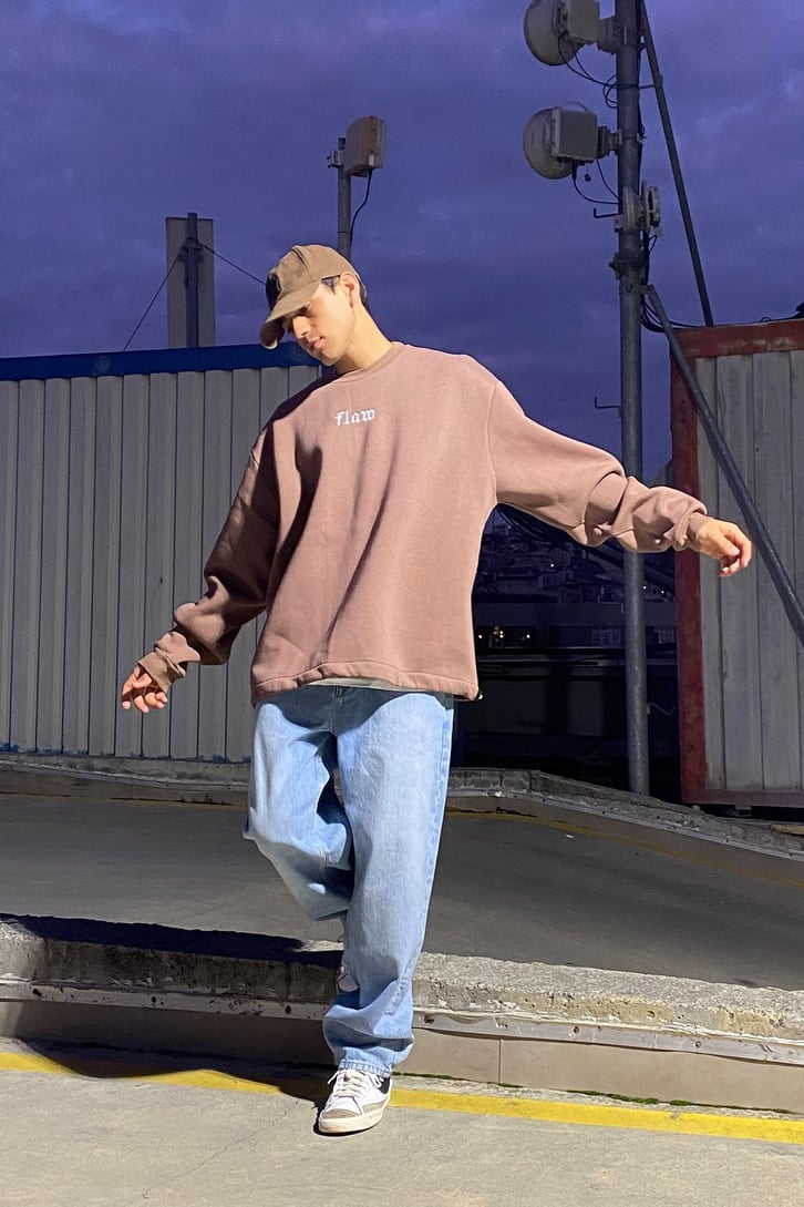 90's TAŞLAMALI LOSSE FIT JEAN
