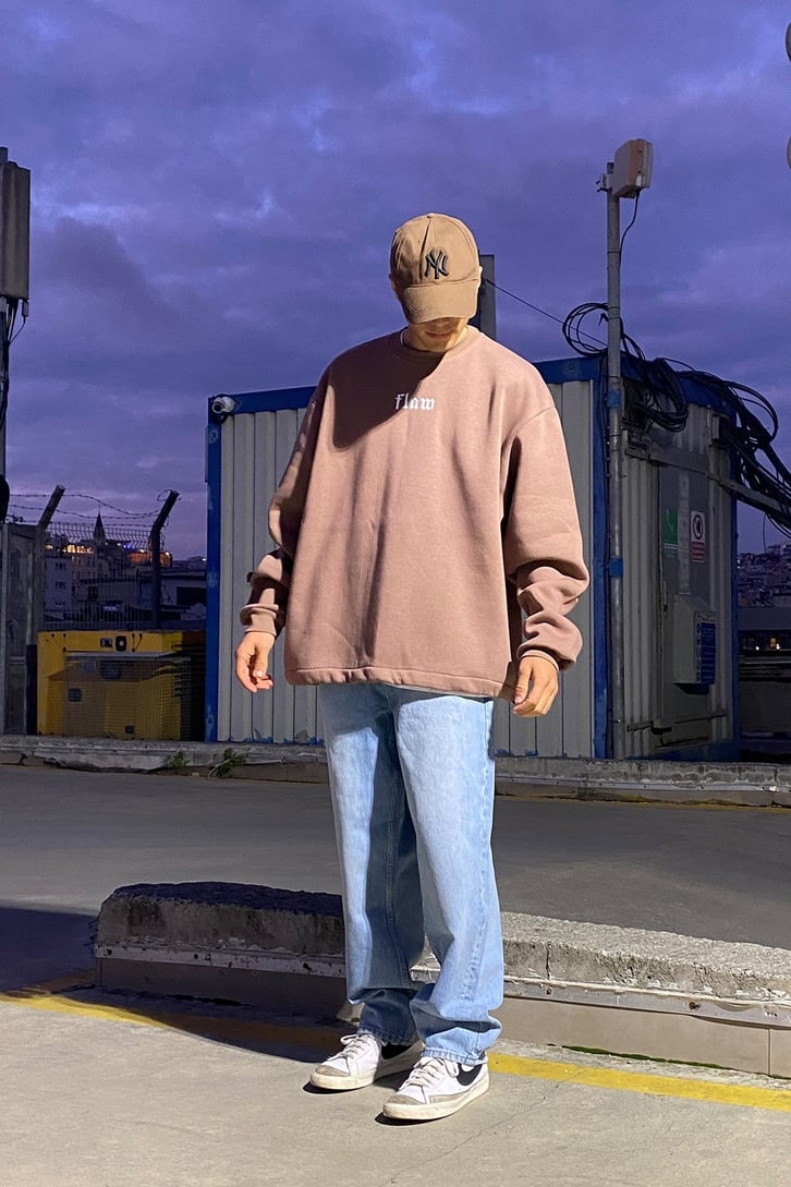 90's TAŞLAMALI LOSSE FIT JEAN
