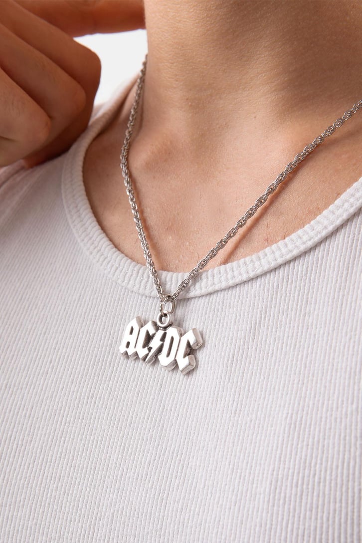 Acdc Metal Zincir Kolye