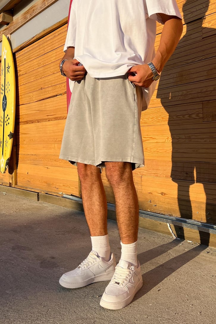 Acid Wash Daily Şort
