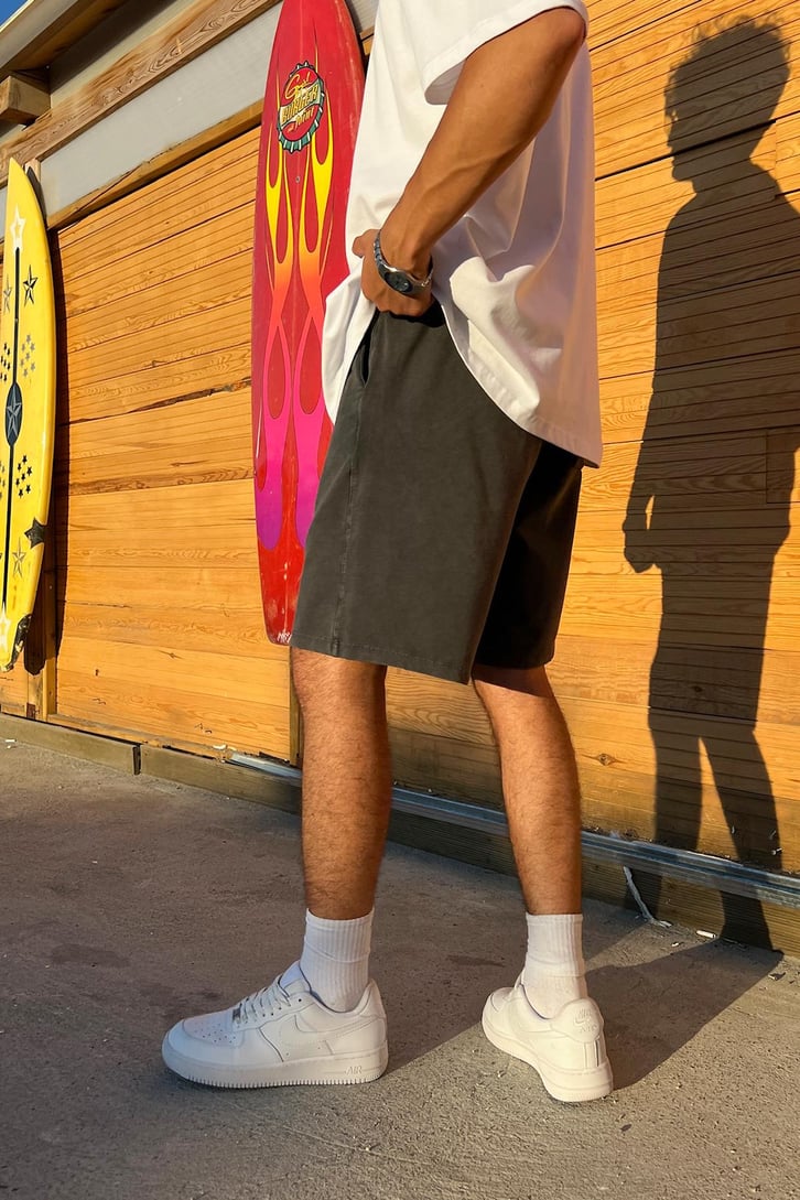 Acid Wash Daily Şort