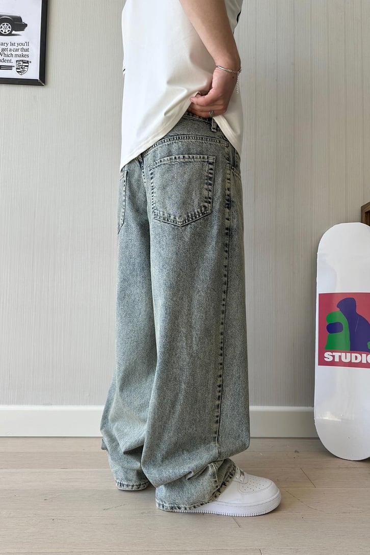 Acid Wash Effeto Baggy Jean