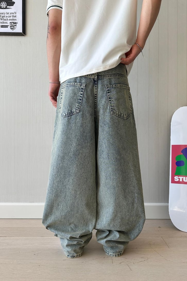 Acid Wash Effeto Baggy Jean