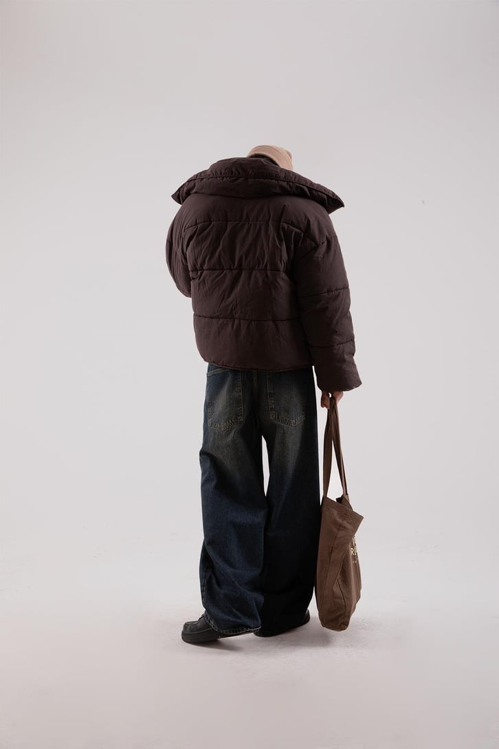 Acid Wash Yeşil Baggy Jean