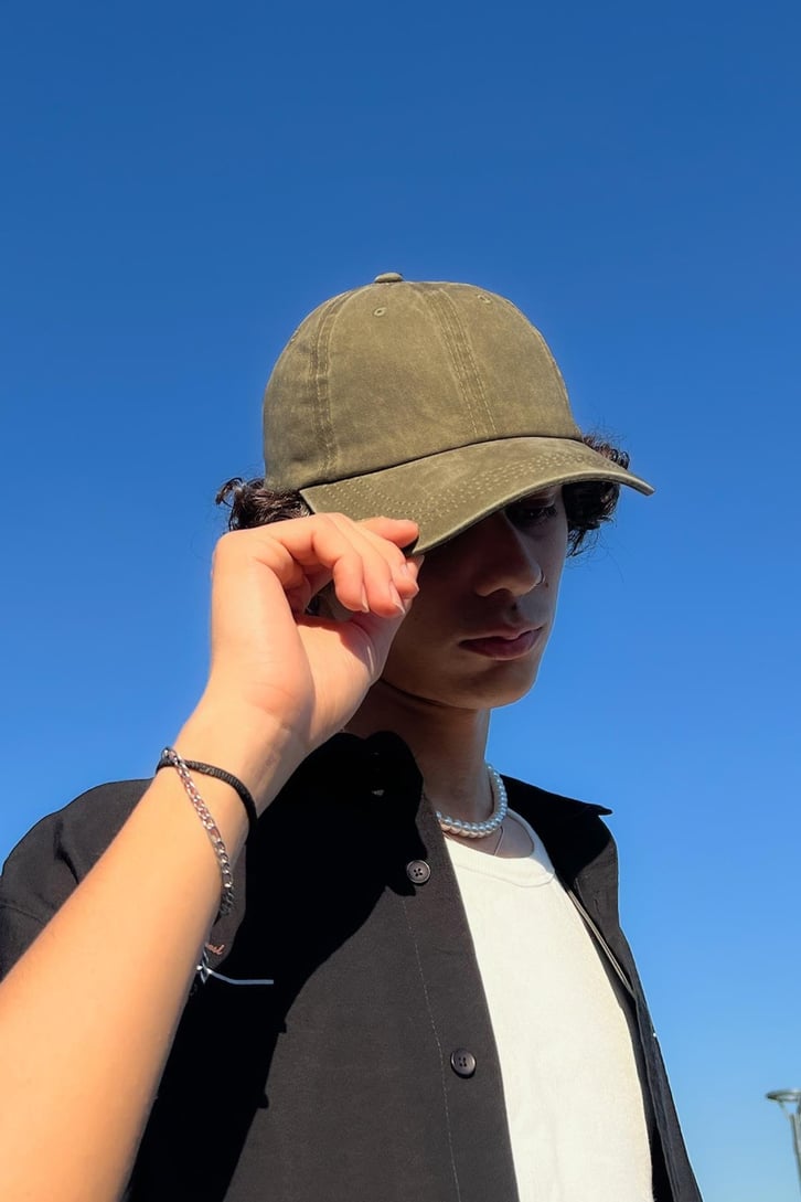 Acid Washed Şapka