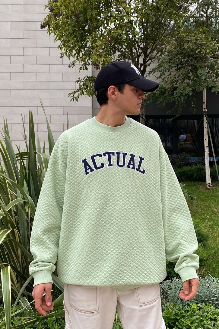ACTUAL BASKILI KAPITONE OVERSIZE SWEATSHIRT