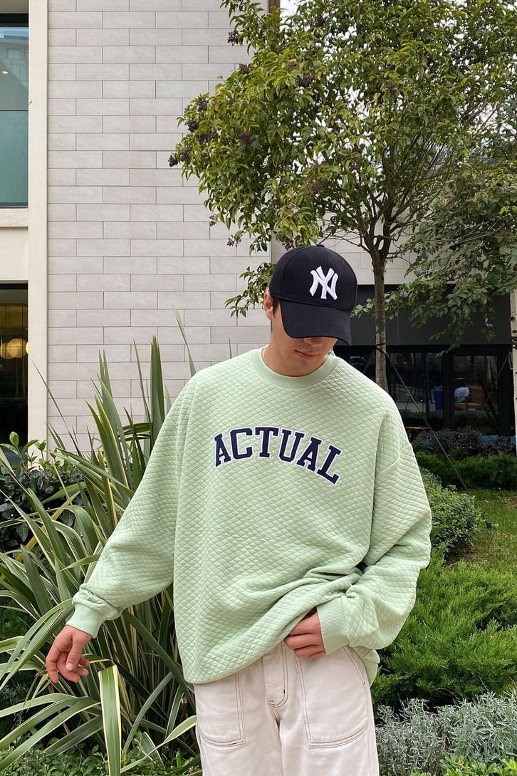 ACTUAL BASKILI KAPITONE OVERSIZE SWEATSHIRT