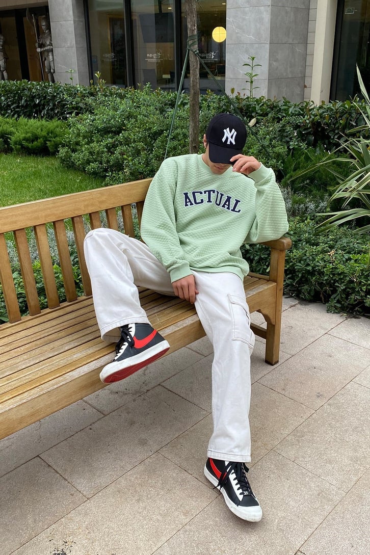 ACTUAL BASKILI KAPITONE OVERSIZE SWEATSHIRT