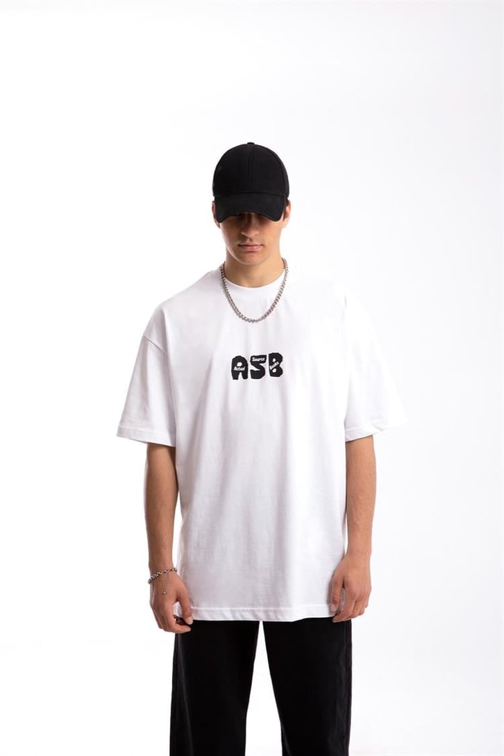 Actual Source Baskılı Oversize Tshirt