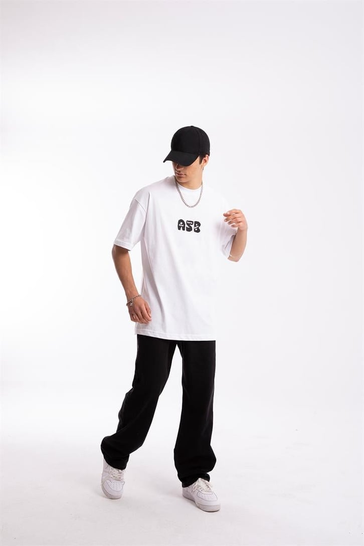 Actual Source Baskılı Oversize Tshirt