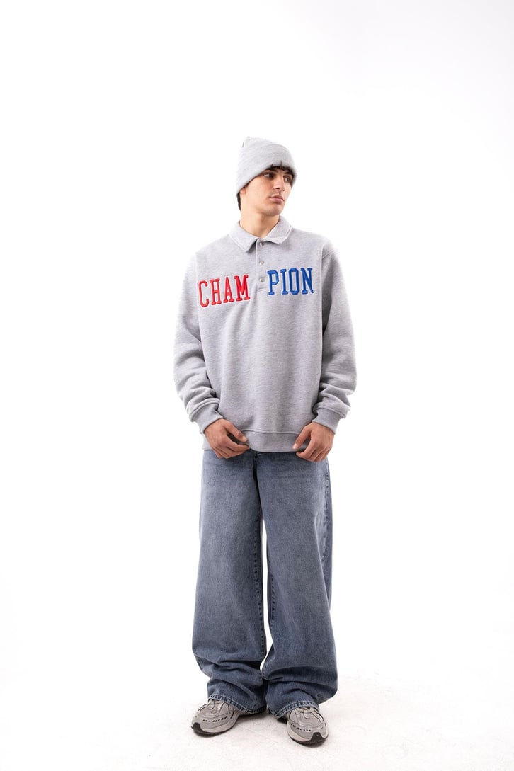 Aestetic Vibe Buz Mavi Baggy Jean