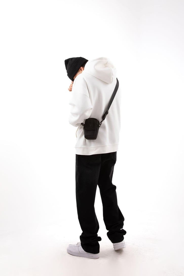 Aestetic Vibe Buz Mavi Baggy Jean