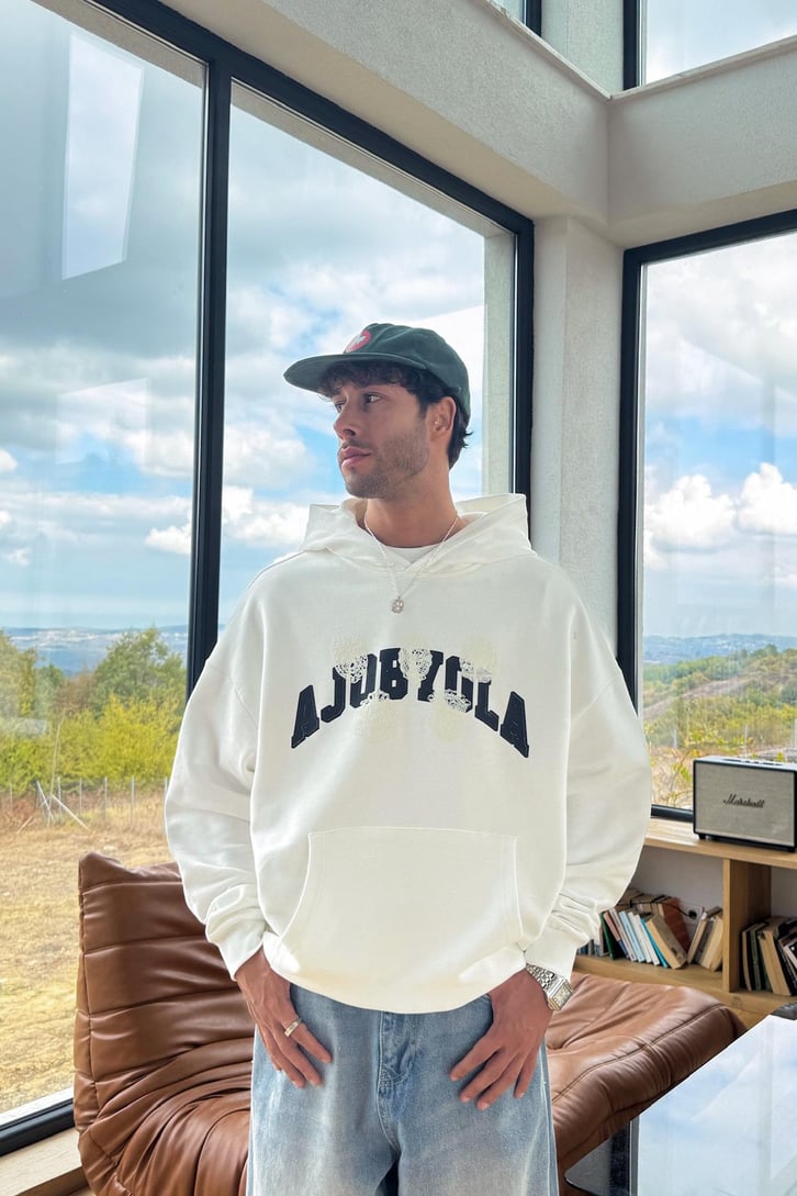 Ajobyola Baskılı Hoodie