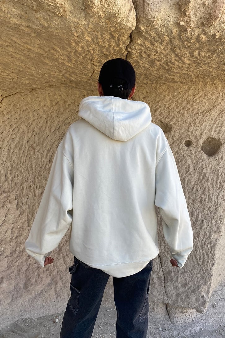 ALASKA BASKILI OVERSIZE HOODIE